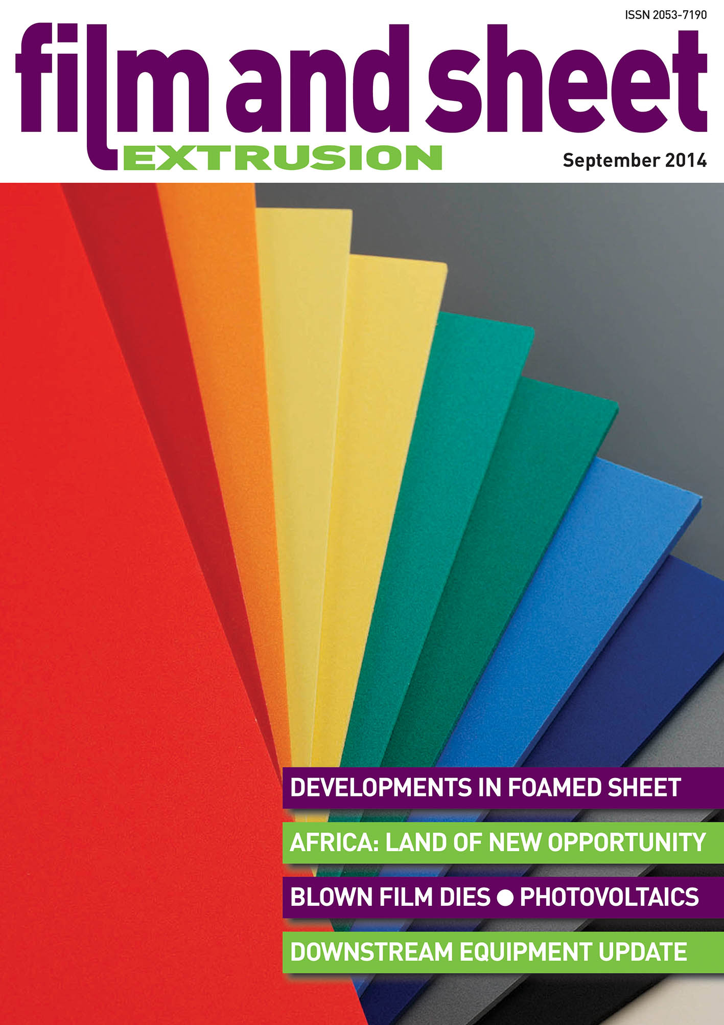Film and Sheet Extrusion September 2014