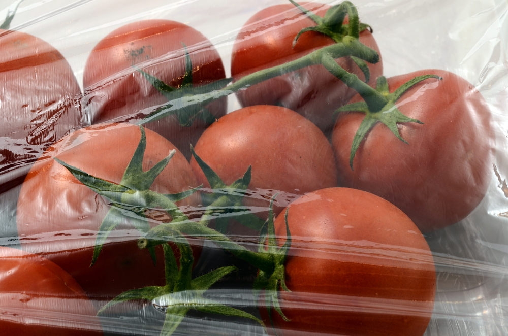 tomatoes in flexible packaging