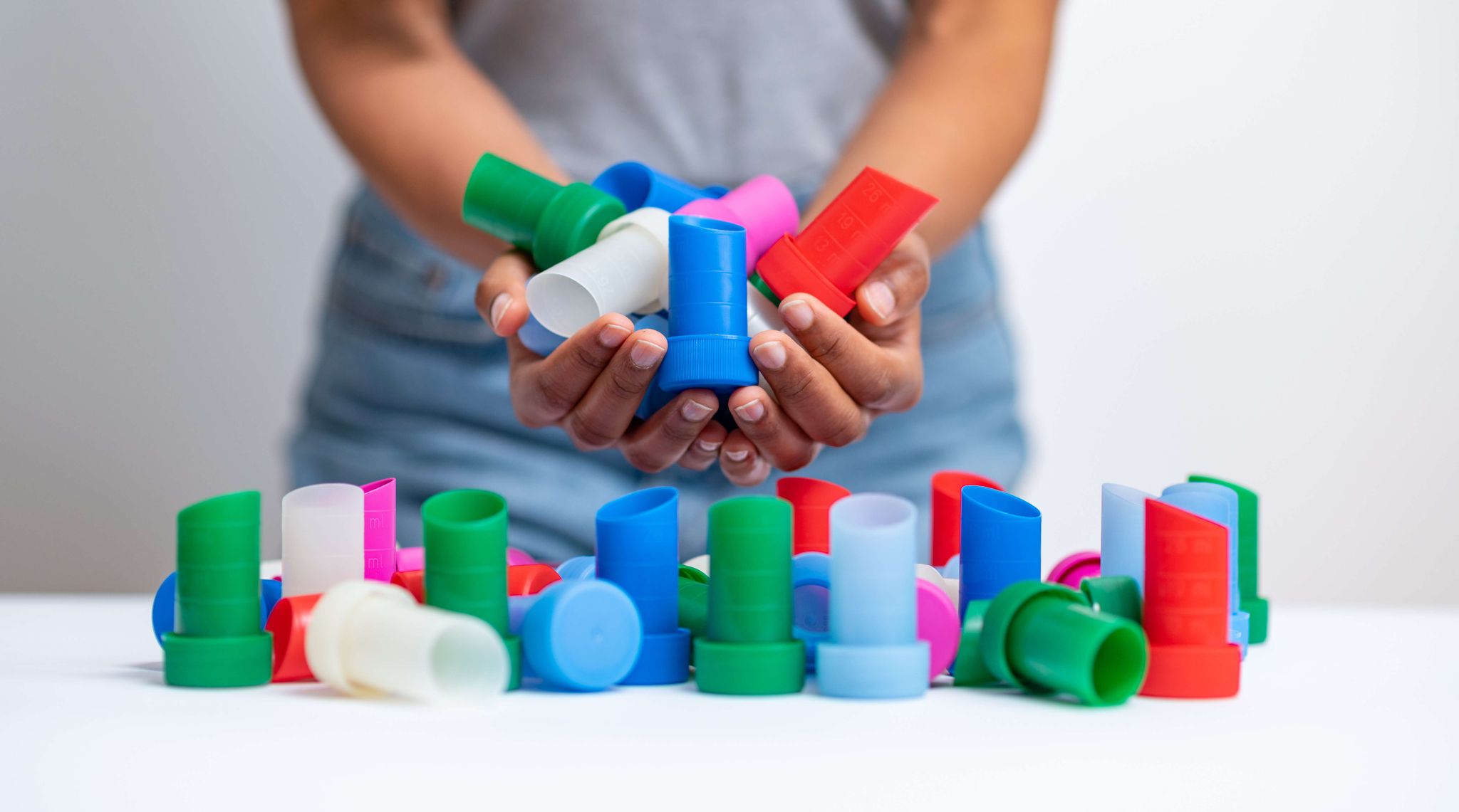 Using colour to transform PCR plastics